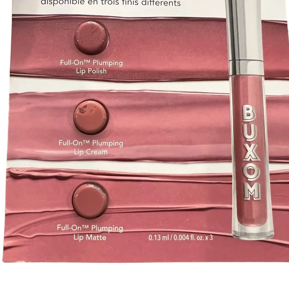 Buxom Full-On Plumping Lip Polish‎ Dolly - 3 Finishes Sample Size  .13 ml Sealed